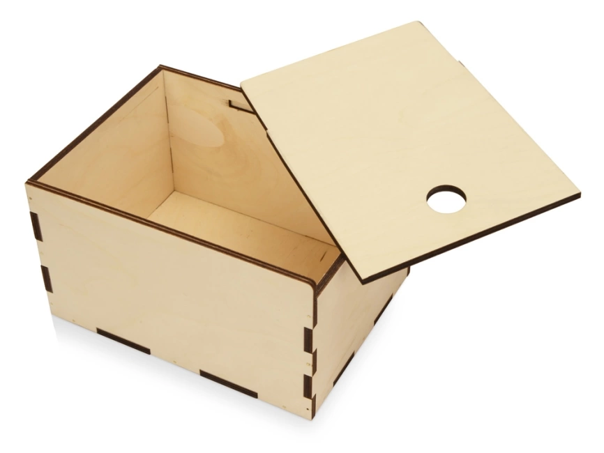 Деревянная подарочная коробка-пенал, размер М фото 3