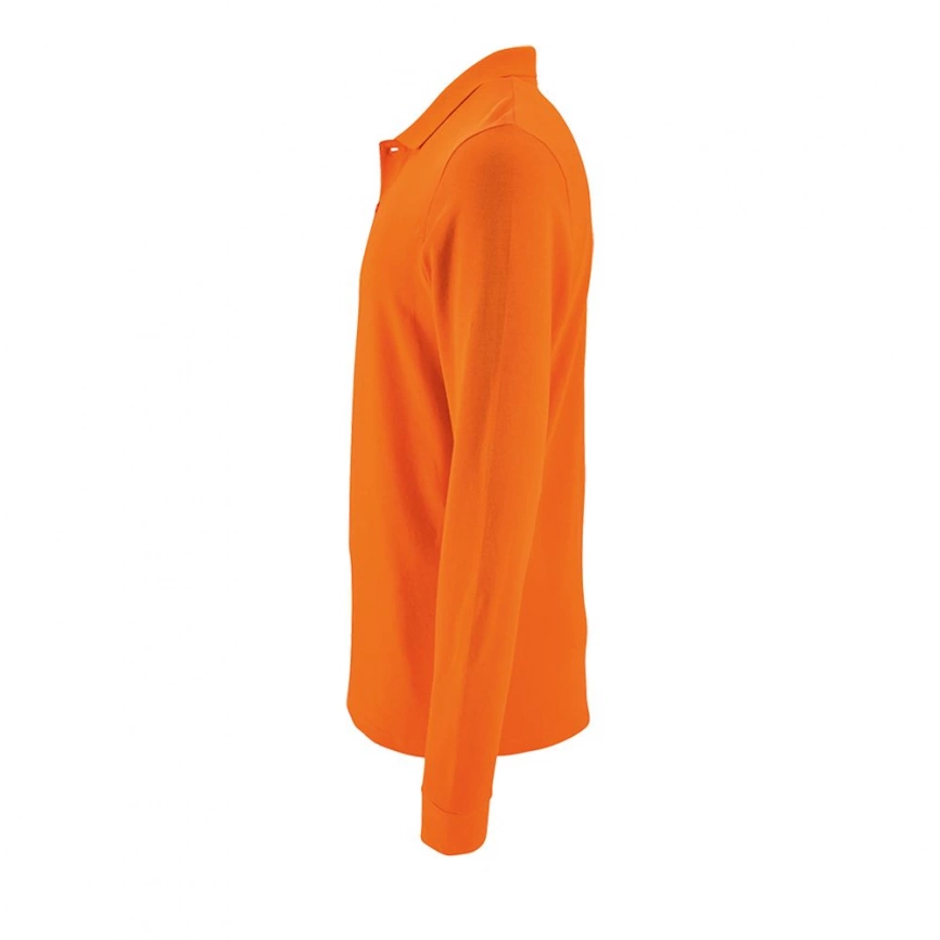 Рубашка поло мужская с длинным рукавом Perfect LSL Men оранжевая, размер S фото 3