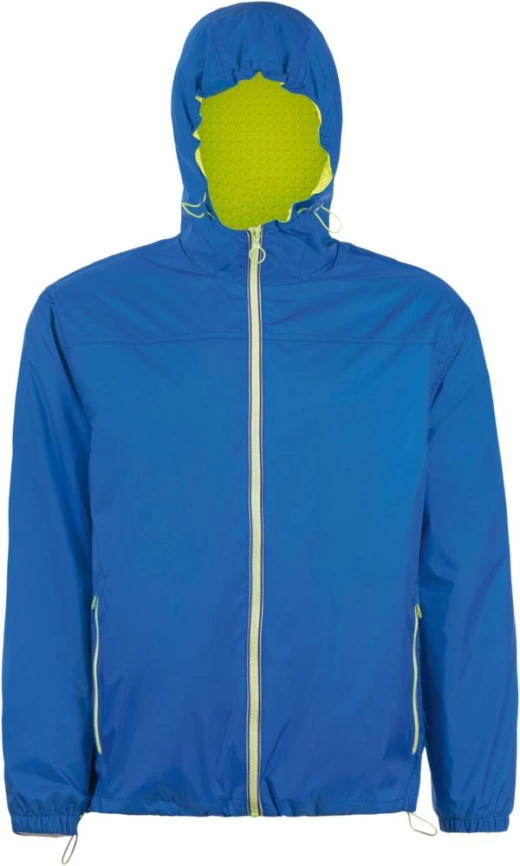 Ветровка Skate ярко-синяя с неоново-желтым, размер M фото 1