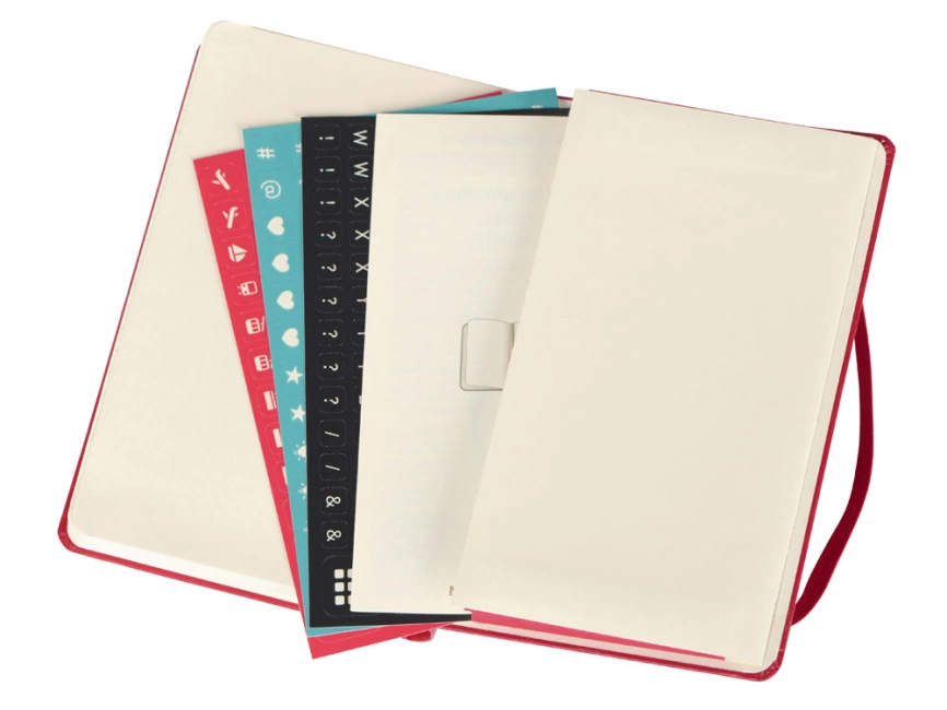 Ежедневник Moleskine Classic (2022), Pocket (9х14), красный, твердая обложка фото 5