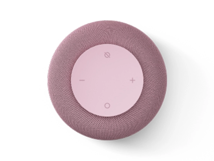 Умная колонка VK Капсула Мини с голосовым помощником Марусей, розовый фото 3