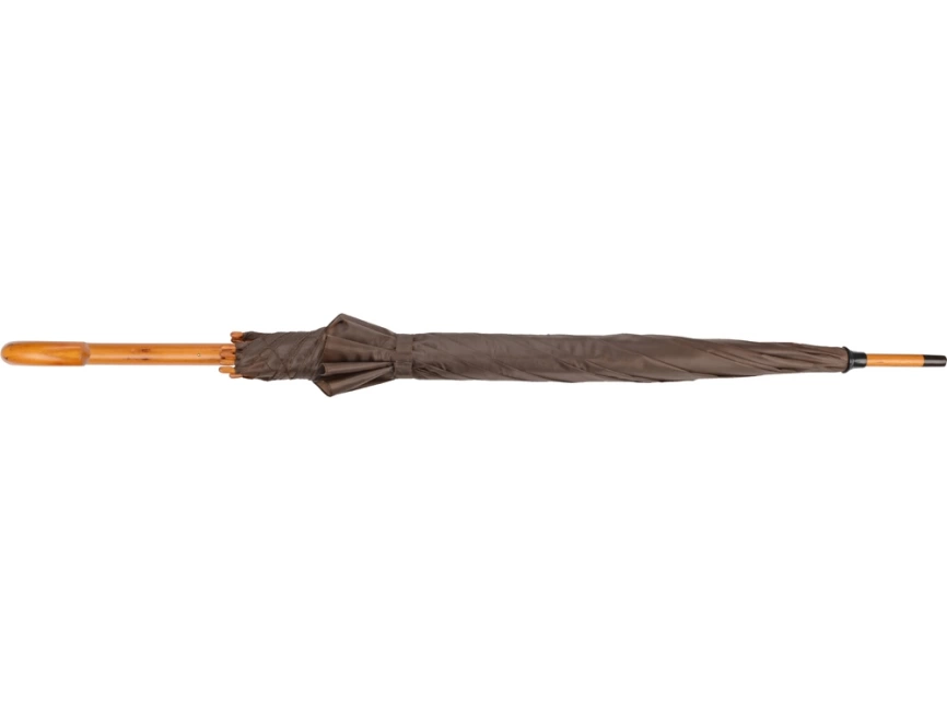 Зонт-трость Радуга, коричневый фото 7