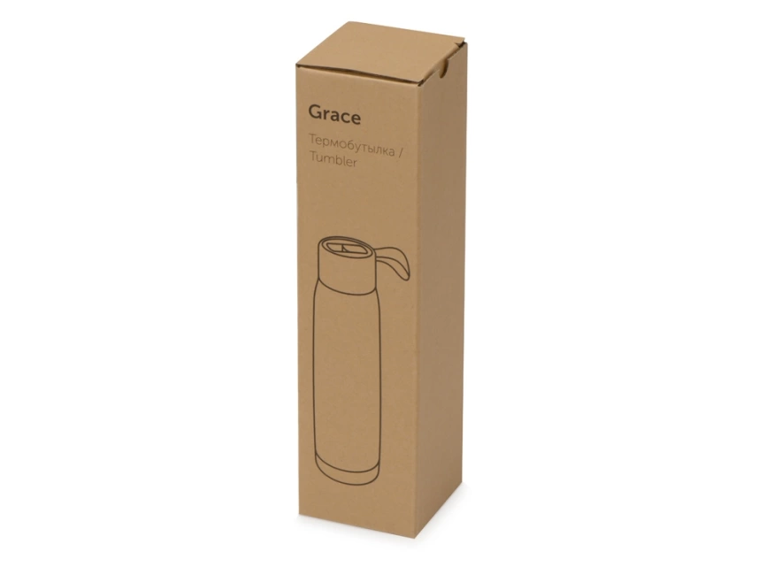 Термобутылка Grace 320мл, черный фото 5
