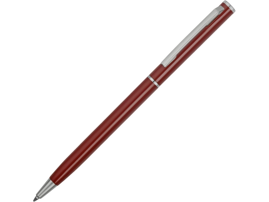 Ручка металлическая шариковая Атриум, бордовый фото 1