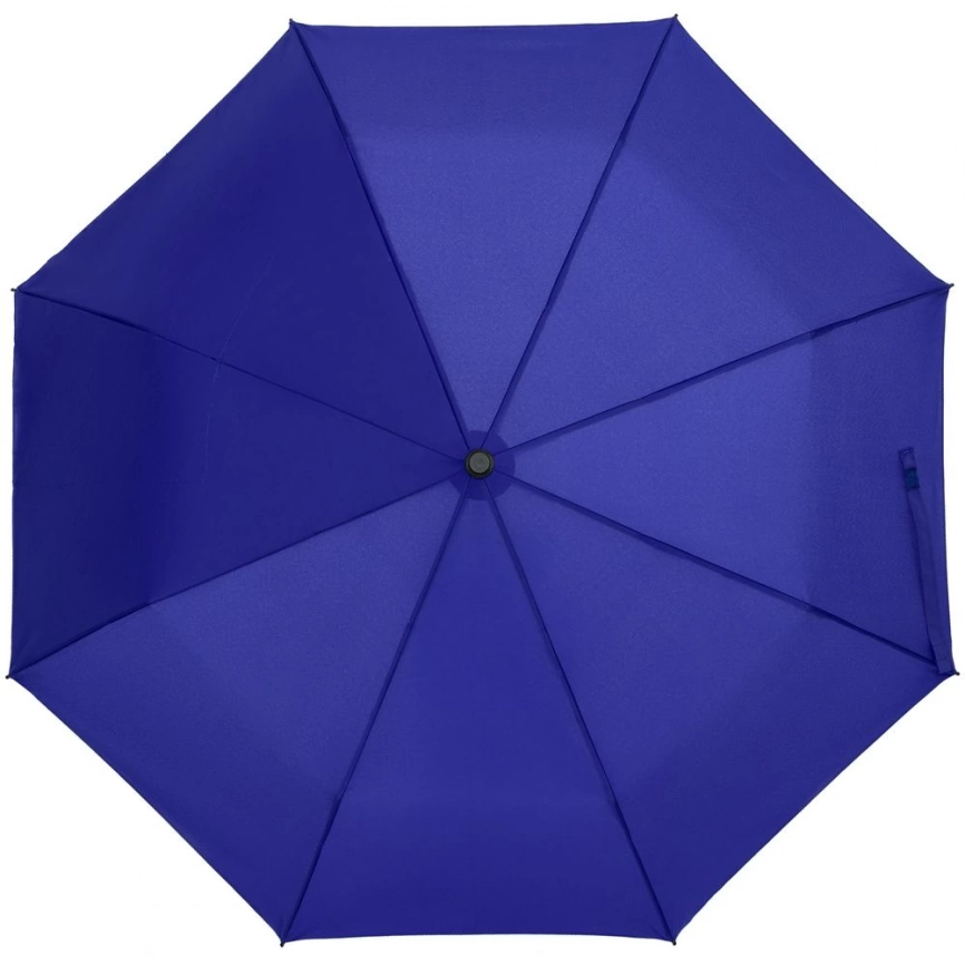 Зонт-сумка складной Stash, синий фото 2