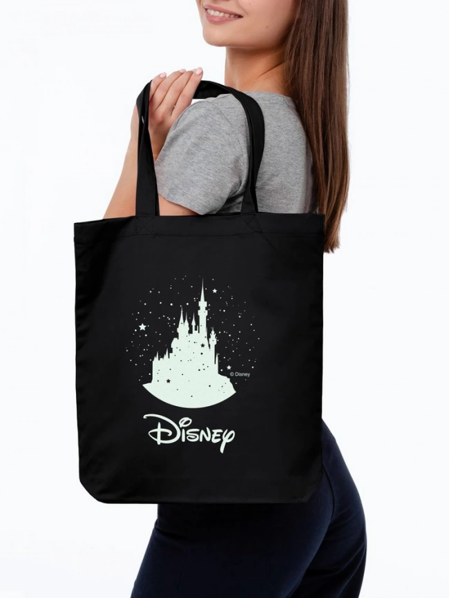 Холщовая сумка Magic Castle Disney, черная фото 4