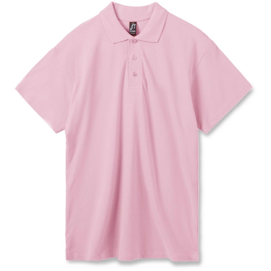 Рубашка поло мужская Summer 170 розовая, размер S фото 9