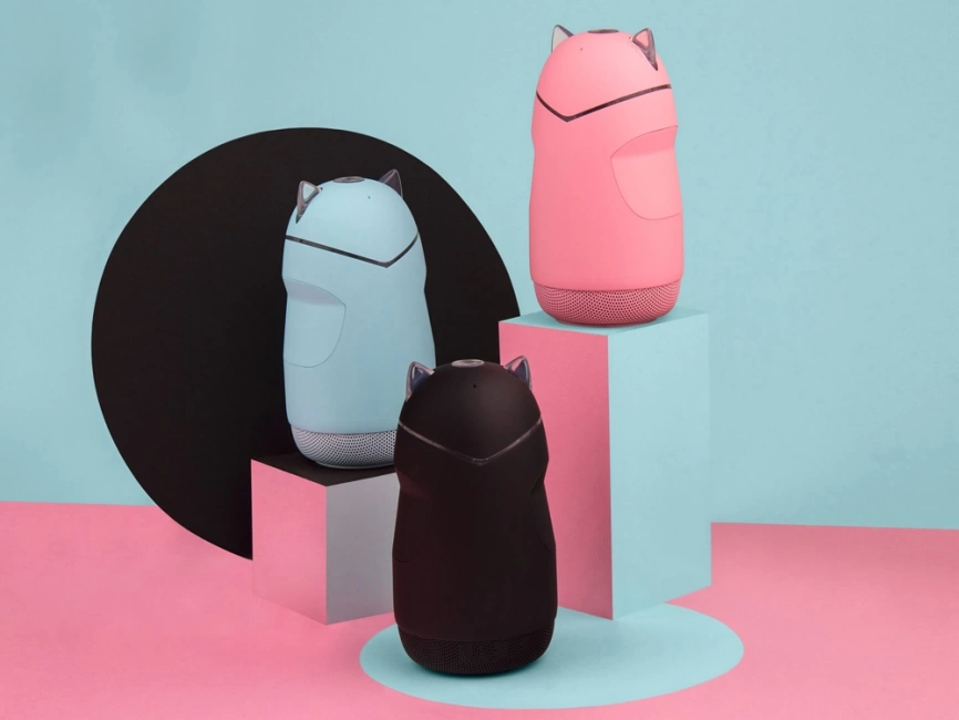 Портативная акустика Rombica Mysound Kitty 3C, розовый фото 9