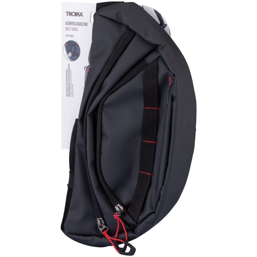 Поясная сумка Hip Bag, черная фото 4