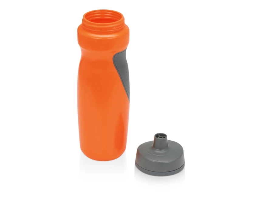 Спортивная бутылка Flex 709 мл, оранжевый/серый фото 2