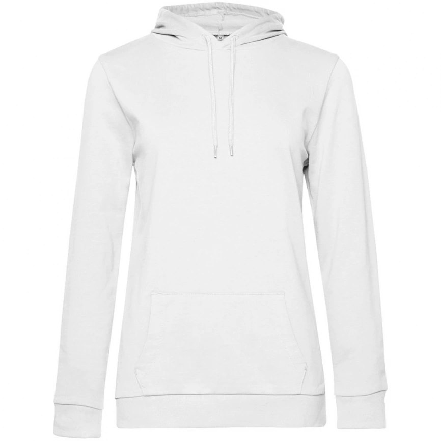 Толстовка с капюшоном женская Hoodie, белая, размер XXL фото 1