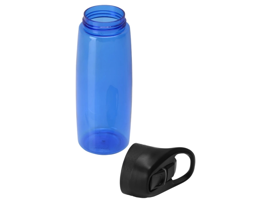 Бутылка c кнопкой Tank, тритан, 680мл Waterline, синий фото 4