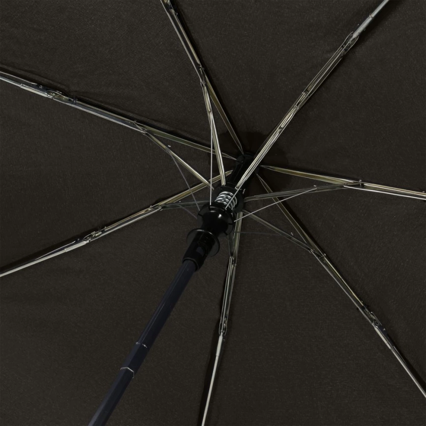 Зонт складной Hit Mini AC, черный фото 2