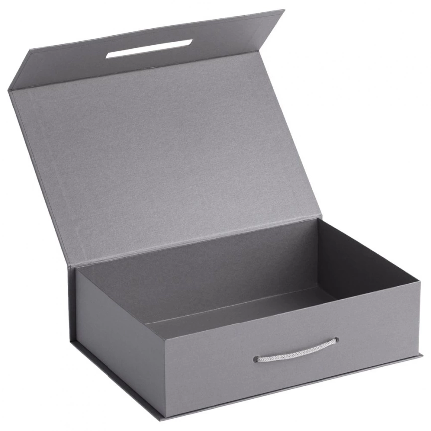 Коробка Case, подарочная, серебристая фото 2