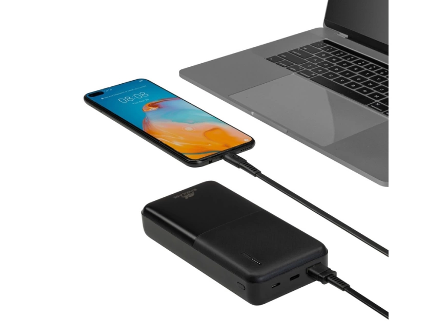 RIVACASE VA2571 (20000 мАч) QC/PD внешний аккумулятор, черный 12/24 фото 13