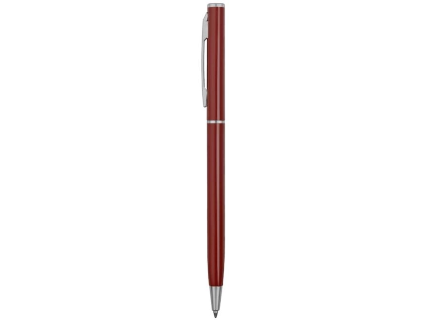 Ручка металлическая шариковая Атриум, бордовый фото 3