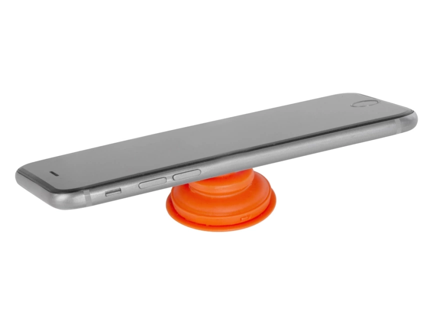 Держатель для телефона Pop Stand, оранжевый фото 7