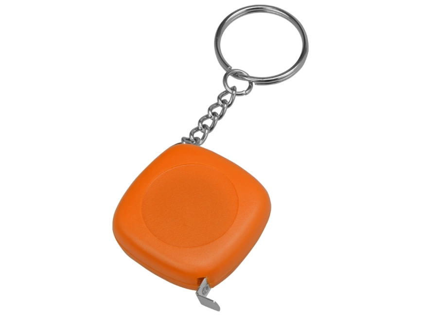Брелок-рулетка 1м Block, оранжевый фото 1