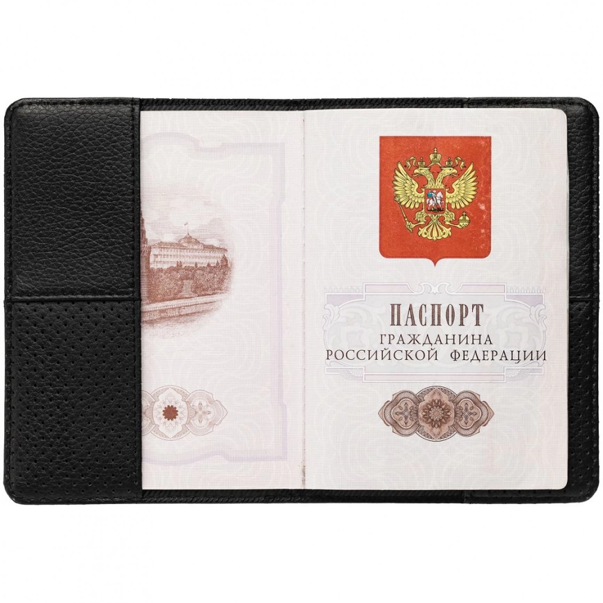 Обложка для паспорта dotMODE, черная фото 3