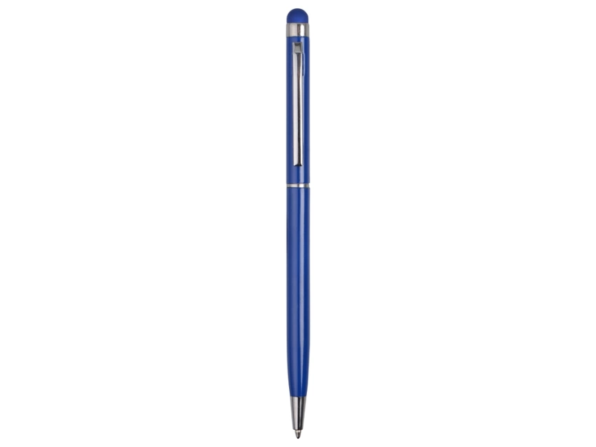 Ручка-стилус металлическай шариковая Jucy, синий фото 2