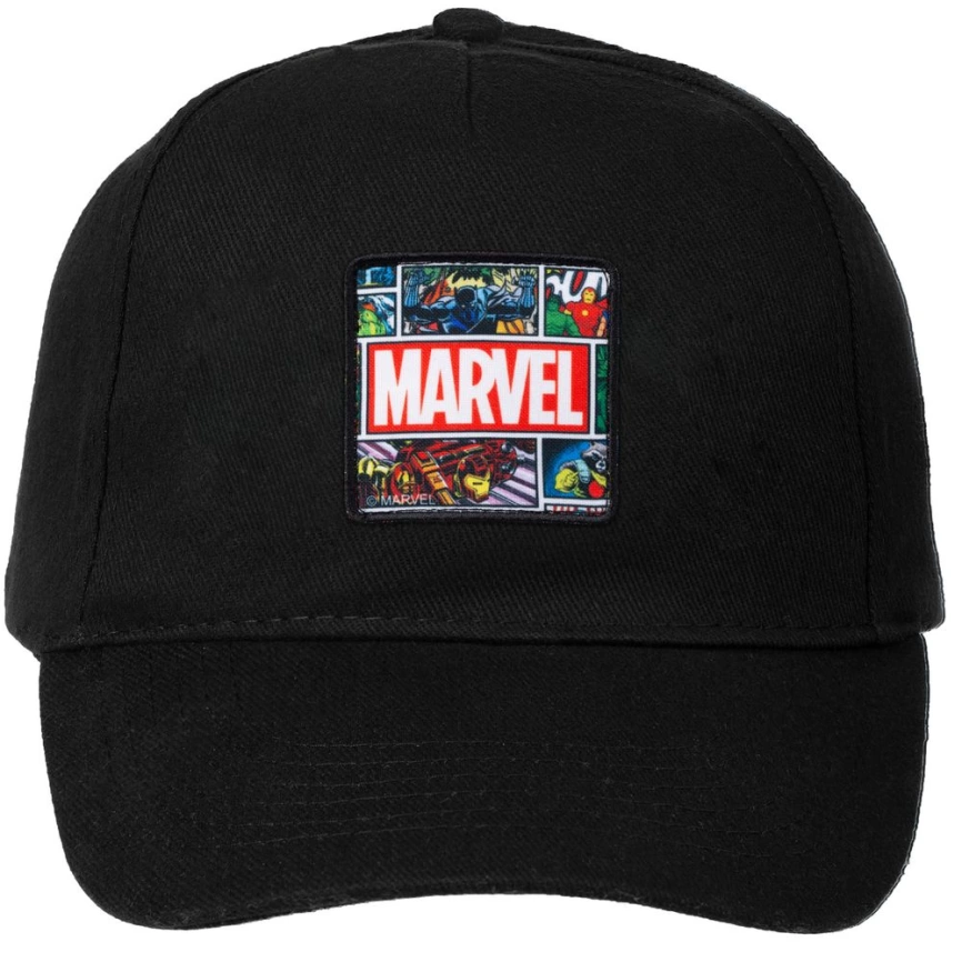 Бейсболка Marvel Comics, черная фото 3