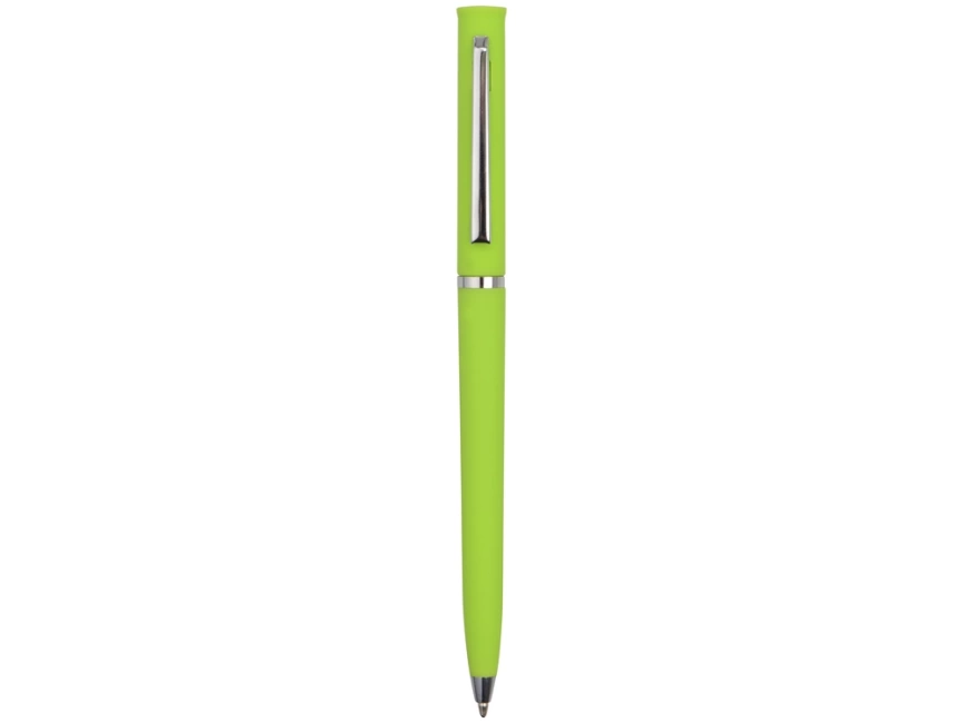 Ручка шариковая Navi soft-touch, зеленое яблоко фото 2