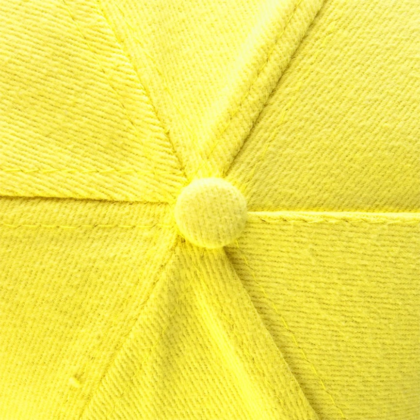 Бейсболка Unit Standard, желтая фото 3