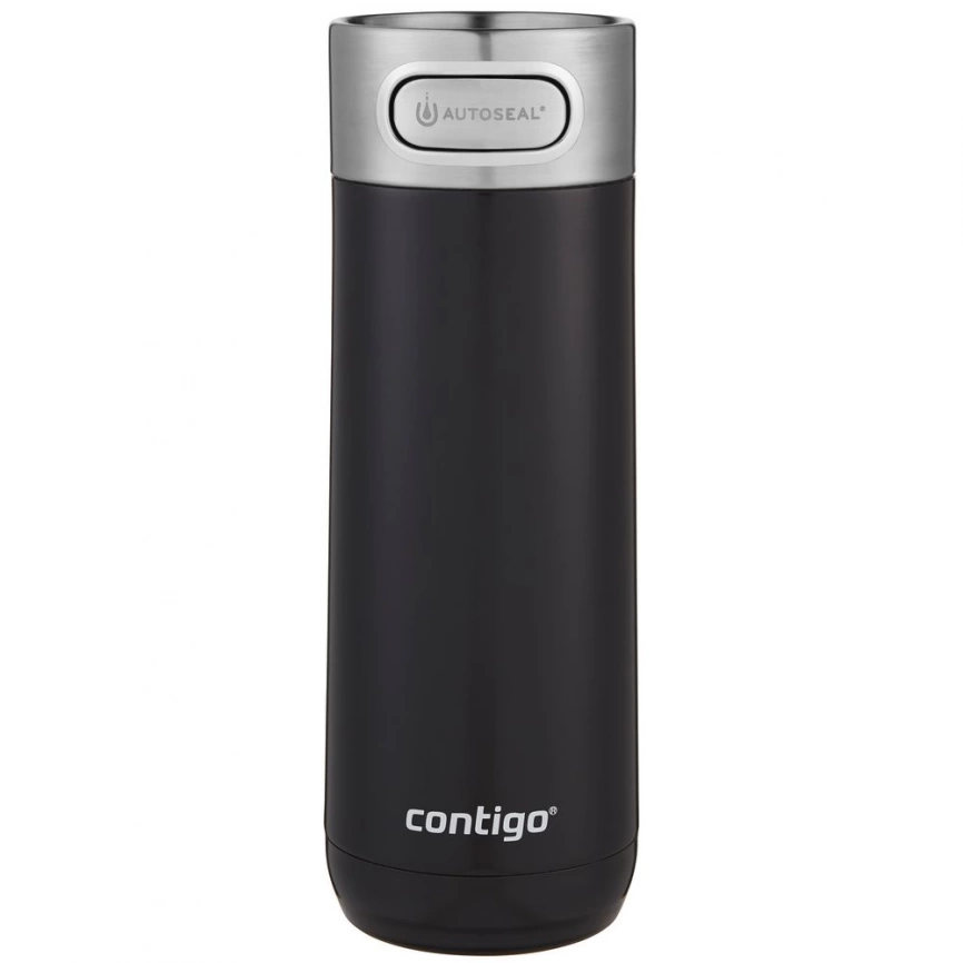 Термостакан Luxe XL, вакуумный, герметичный, черный фото 2