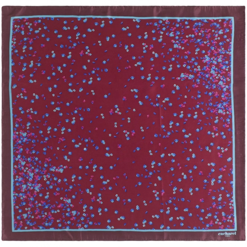 Платок Tourbillon Silk, бордовый фото 1