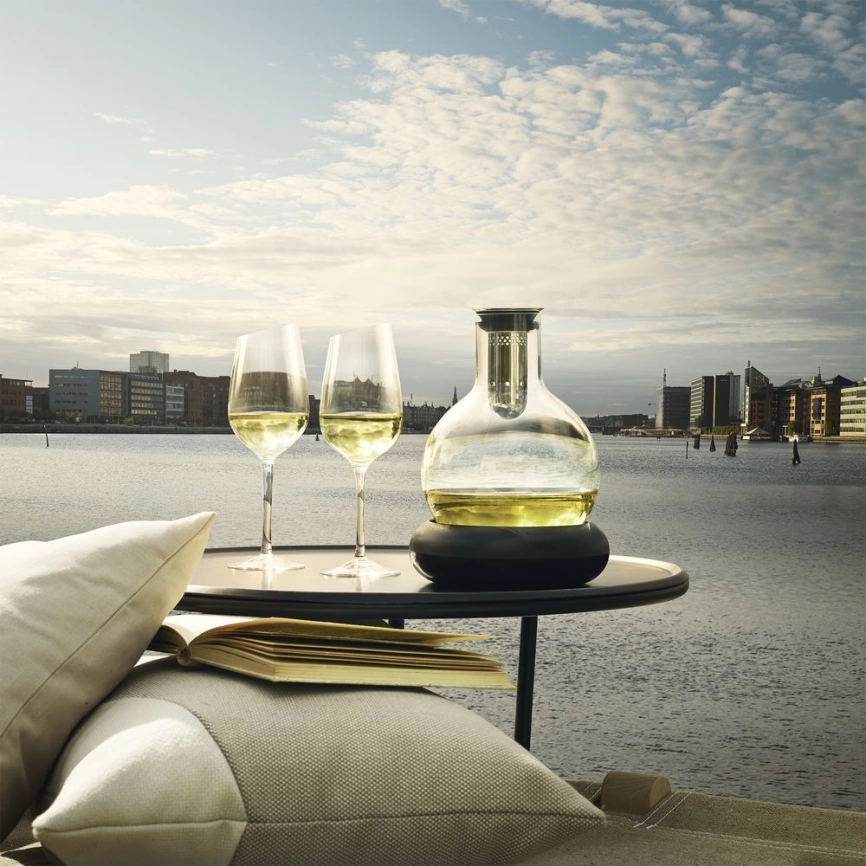 Декантер для вина Drip Free с охлаждающей подставкой фото 5