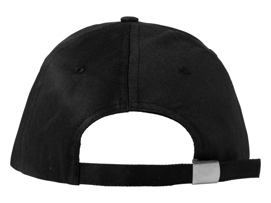 Бейсболка Brunswick, 5 панелей, черный фото 2