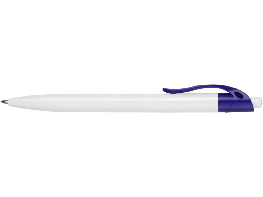 Ручка шариковая Какаду, белая с синим фото 4