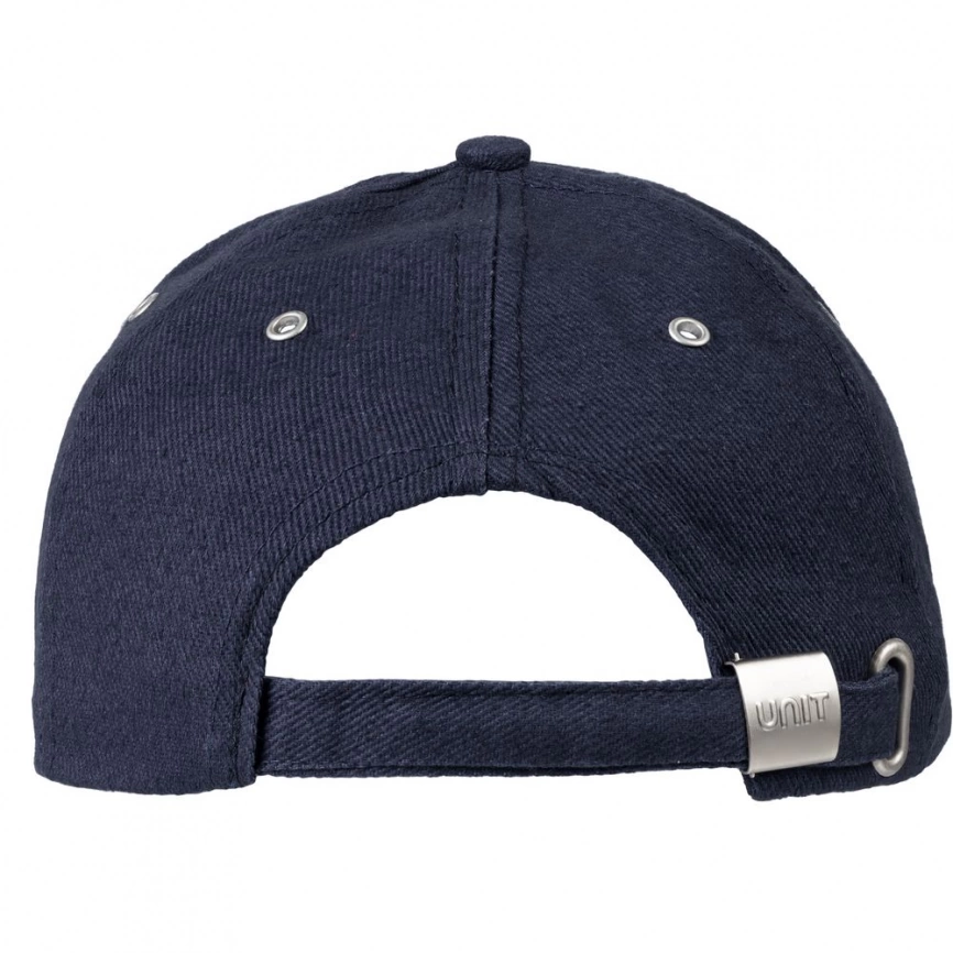 Бейсболка Unit Standard, темно-синяя фото 8