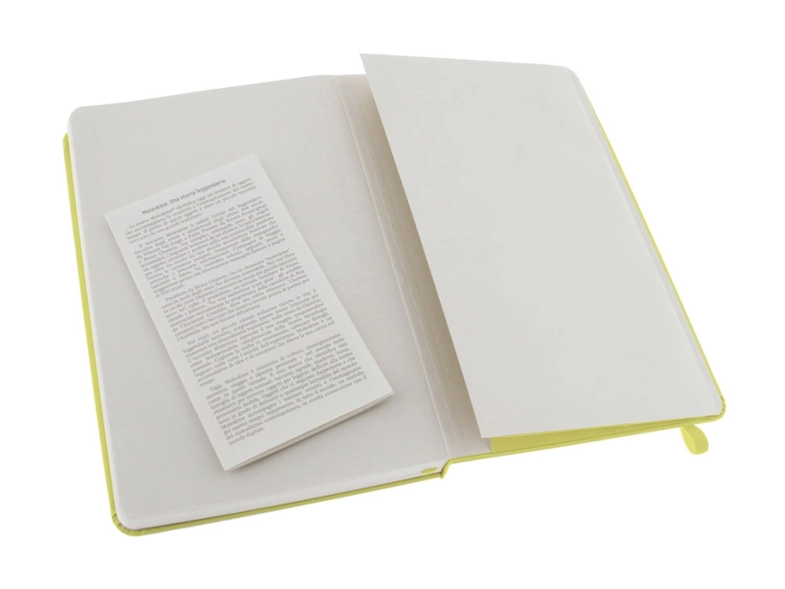 Записная книжка Moleskine Classic (в линейку) в твердой обложке, Large (13х21см), цитрусовый фото 4