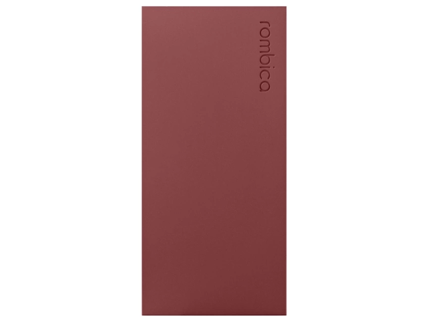 Внешний аккумулятор Rombica NEO ARIA Claret, 10000 мАч, Soft-touch, PD, QCharge, Type-C, бордовый фото 2