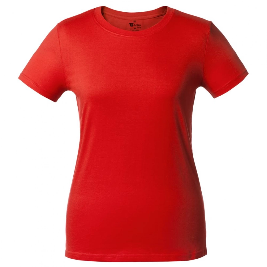 Футболка женская T-bolka Lady красная, размер XL фото 1
