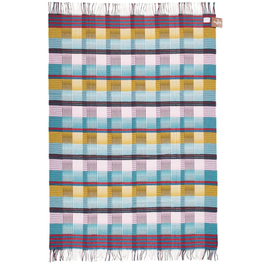 Плед Rossi Paint, молочно-бирюзовый фото 6