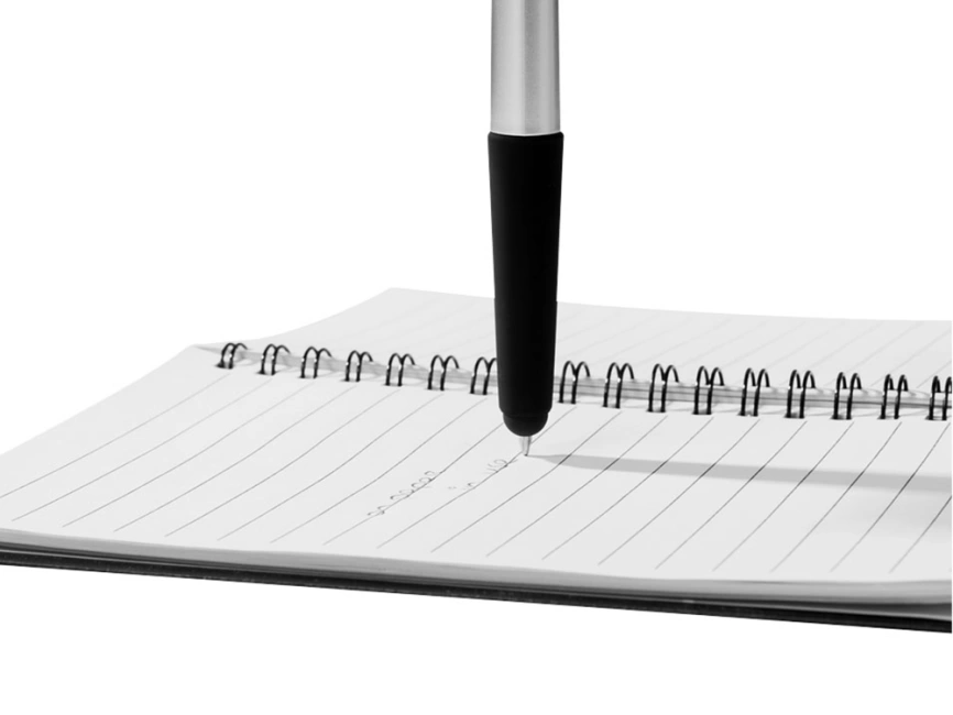 Ручка - стилус Gumi, серебристый, черные чернила фото 3