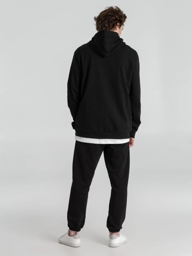 Толстовка с капюшоном унисекс Hoodie, черная, размер XL фото 14