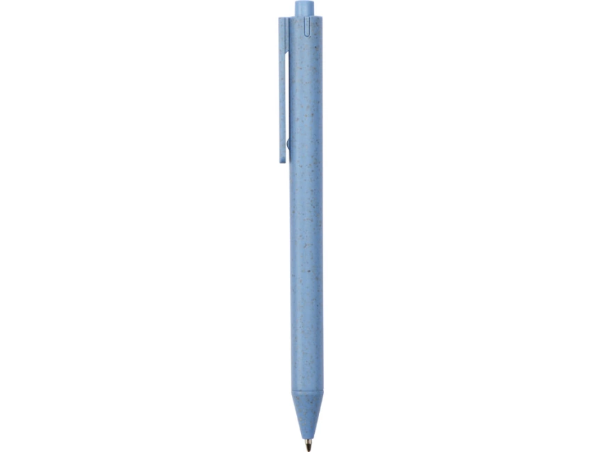 Ручка шариковая Pianta из пшеничной соломы, синий фото 3