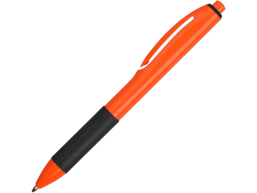 Ручка пластиковая шариковая Band, оранжевый/черный фото 3