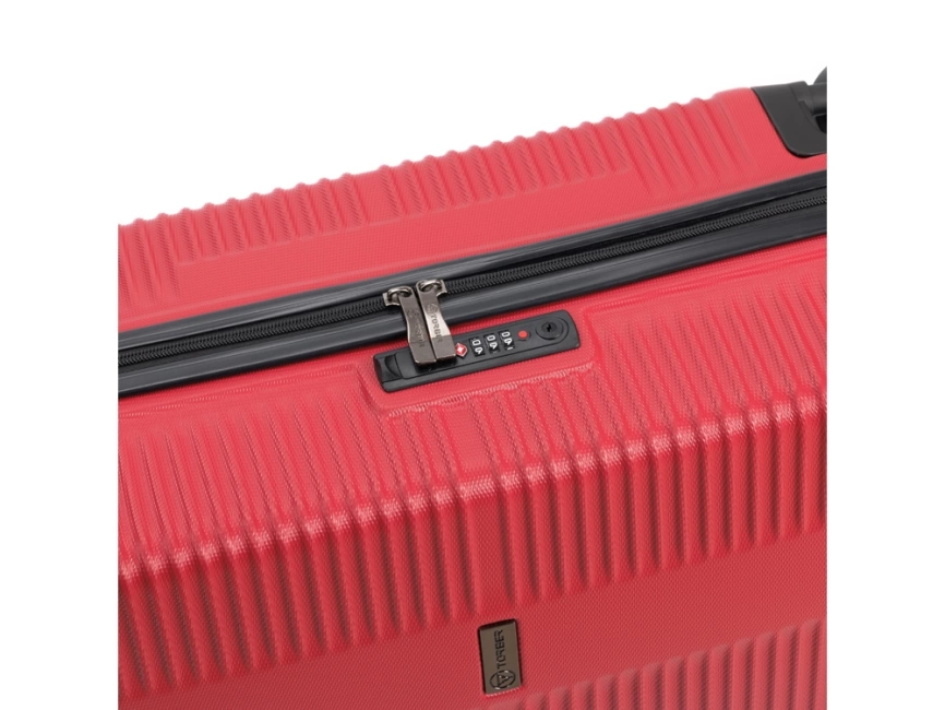 Чемодан TORBER Elton, красный, ABS-пластик, 38 х 24 х 54 см, 35 л фото 7