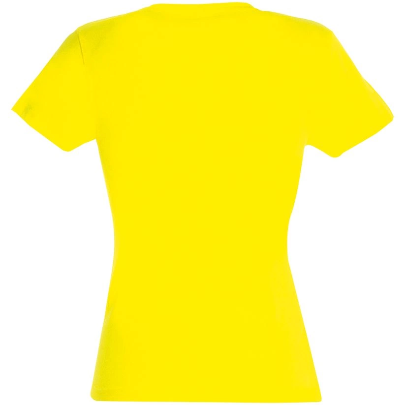 Футболка женская Miss 150 желтая (лимонная), размер XL фото 7