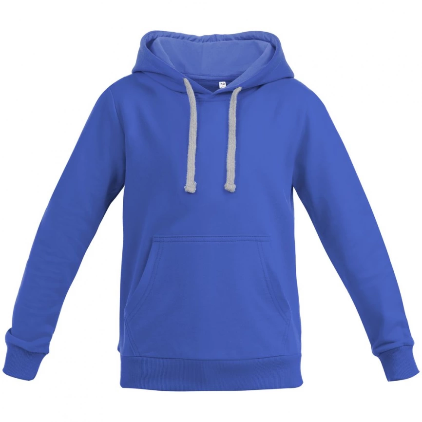 Толстовка с капюшоном детская Kirenga Kids, ярко-синяя, 12 лет фото 1