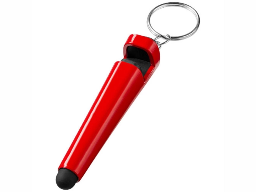 Очиститель экрана со стилусом и подставка для телефона 4 в 1, красный фото 7