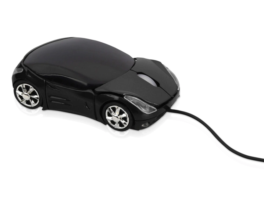 Мышь оптическая Спорткар, черный фото 1