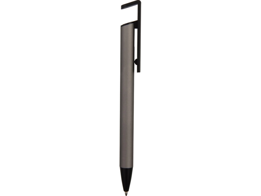 Ручка-подставка шариковая Кипер Металл, серый фото 4