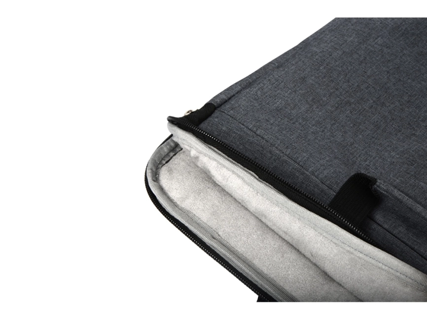 Сумка Plush c усиленной защитой ноутбука 15.6 '', серо-синий фото 7