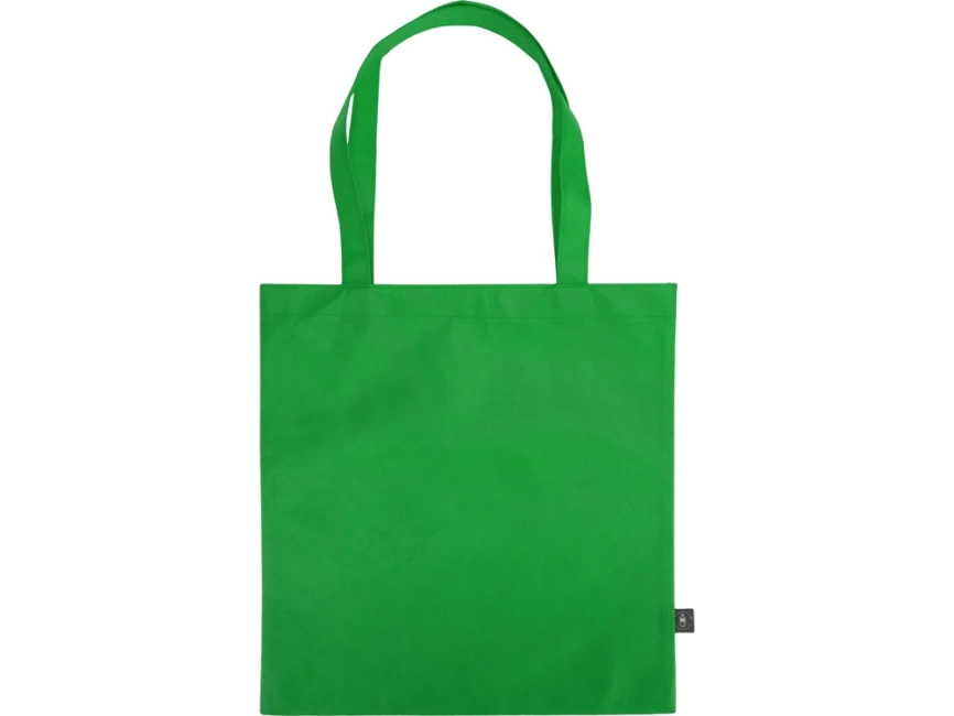 Сумка-шоппер Reviver из нетканого переработанного материала RPET, зеленый фото 4