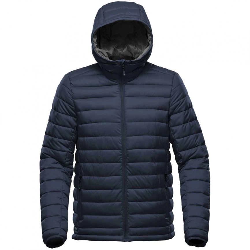 Куртка компактная мужская Stavanger темно-синяя с серым, размер XL фото 3